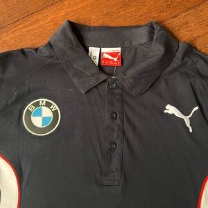 BMW Motorsport x Puma Navy Blue Men’s Polo Shirt - X-Large